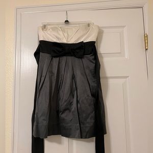 Homecoming strapless dress